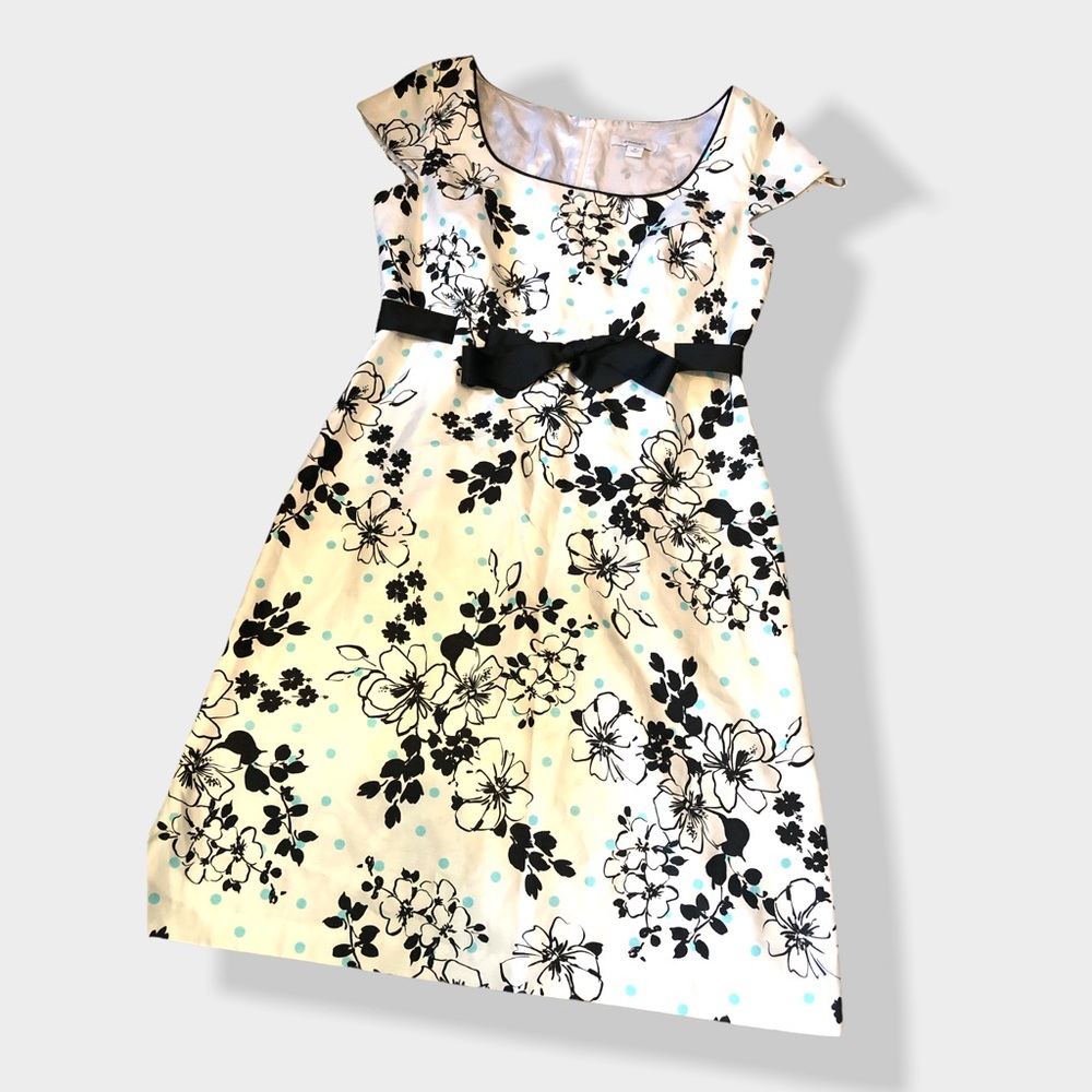 Floral and Polka Dot Dress - Great for Easter!